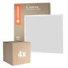 Opakowanie 4x Ledvance LED Panel Kompaktowy Aluminium Valkoinen 33W 3630lm - 840 Zimna Biel | 60x60cm - UGR < 19