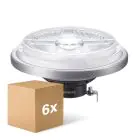 Opakowanie 6x Philips MASTER LED Spot G53 AR111 14.8W 875lm 24D - 930 Ciepła Biel | Najlepsze renderowanie kolorów - Ściemnianie - Zamienne 75W