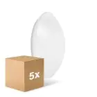 Opakowanie 5x Ledvance Surface Okólnik 400 24W 830 1920lm Valkoinen IP44 | Sensor - Ciepła Biel - Zamienne 2x26W