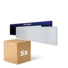 Opakowanie 5x Noxion LED Panel Ecowhite V4.0 28W 3200lm - 830 Ciepła Biel | 120x30cm - UGR 