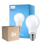 Opakowanie 6x Philips Corepro LED Żarówka E27 Gruszka Matowy 8.5W 1055lm - 840 Zimna Biel - Zamienne 75W