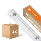 Opakowanie 4x Ledvance Oprawy Hermetyczne LED Paroizolacja Mieszkaniowy Performance | Nadaje Się Do 1x120cm Rura LED
