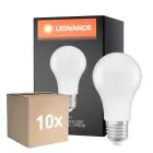 Opakowanie 10x Ledvance Classic LED E27 Gruszka Matowy 8.5W 806lm - 827 Bardzo Ciepła Biel | Zamienne 60W