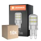 Opakowanie 10x Ledvance Performance LED Capsule Przezroczysty G9 3W 320lm - 827 Bardzo Ciepła Biel | Ściemnianie - Zamienne 30W