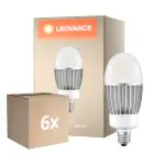 Opakowanie 6x Ledvance LED Żarówka HQL LED P E27 41W 6000lm - 840 Zimna Biel | Zamienne 125W