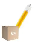Opakowanie 6x Osram LED Slim Line R7S LED R7S 118mm Przezroczysty 8W 806lm - 840 Zimna Biel | Zamienne 60W