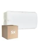 Opakowanie 5x Philips LED Bezpieczeństwo Ledinaire WL055V Valkoinen 6W 630lm - 840 Zimna Biel | 374x150mm – IP65