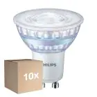 Opakowanie 10x Philips Corepro LED Spot GU10 PAR16 6.7W 670lm 60D - 830 Ciepła Biel | Zamienne 90W