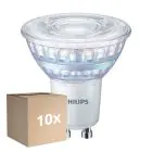 Opakowanie 10x Philips MASTER Value LED Spot GU10 PAR16 5.5W 575lm 36D - 922-927 Dim To Warm | Najlepsze Renderowanie Kolorów - Ściemnianie - Zamienne 80W