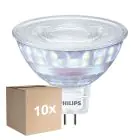 Opakowanie 10x Philips Master LED Spot GU5.3 MR16 7.5W 621lm 36D - 922-927 Dim To Warm | Najlepsze Renderowanie Kolorów - Ściemnianie - Zamienne 50W