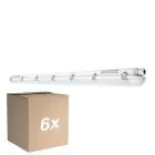 Opakowanie 6x Ledvance Oprawy Hermetyczne LED Paroizolacja Value 25W 3000lm - 840 Zimna Biel | 150cm