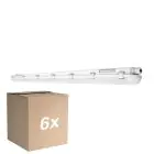 Opakowanie 6x Ledvance Oprawy Hermetyczne LED Paroizolacja 46W 5750lm - 830 Ciepła Biel | 150cm