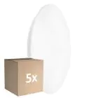 Opakowanie 5x Ledvance LED Bulkhead Surface CIRCULAR 500 PS Stal Valkoinen 42W 3500lm - 840 Zimna Biel | IP44