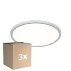 Opakowanie 3x Nordlux LED Lampa sufitowa Oja 29 Valkoinen 15W 1700lm - 830-840 CCT | IP20