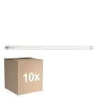Opakowanie 10x Sylvania ToLEDo Superia Rura LED T8 (EM/Mains) Ultra Efficiency 16.8W 3100lm - 840 Zimna Biel | 120cm - Zamienne 36W