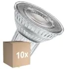 Opakowanie 10x Ledvance LED Spot GU10 PAR16 6.1W 575lm 60D - 930 Ciepła Biel | Najlepsze Renderowanie Kolorów - Ściemnianie - Zamienne 80W