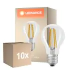 Opakowanie 10x Ledvance Classic LED E27 Gruszka Włókno Przezroczysty 5.9W 806lm - 827 Bardzo Ciepła Biel | Zamienne 60W