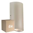 Opakowanie 6x Nordlux Rold Światło Ścienne Metal Brązowy Up & Down 10.5W 350lm - 830 Ciepła Biel