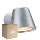 Opakowanie 6x Nordlux Aleria Światło Ścienne Stal Ocynkowana Szary | Nadaje Się Do GU10