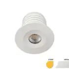 EcoDim Wpuszczany Spot Mini Valkoinen 2.5W 155lm 30D - 827 Bardzo Ciepła Biel | 35mm - Aukko 28mm - IP67 - Ściemnianie
