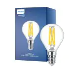Philips MASTER LED E14 Piłka Włókno Przezroczysty 3.4W 470lm - 922-927 Dim To Warm | Najlepsze Renderowanie Kolorów - Ściemnianie - Zamienne 40W