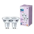 Opakowanie 2x Philips LED Spot GU10 PAR16 5W 390lm 36D - 840 Zimna Biel