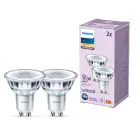 Opakowanie 2x Philips LED Spot GU10 PAR16 4W 255lm 36D - 827 Bardzo Ciepła Biel