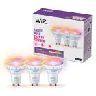 Opakowanie 3x WiZ Smart LED Spot GU10 PAR16 5W 400lm 36D | Najlepsze Renderowanie Kolorów - Ściemnianie - Zamienne 50W
