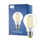 Philips MASTER LED Żarówka Ultra Efficient E27 Gruszka Przezroczysty 2.3W 485lm - 830 Ciepła Biel | Zamienne 40W