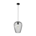 Eglo Lampa Wisząca Newtown Stal Czarny | IP20 - Nadaje Się Do 1x E27 
