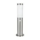 Eglo Lampa na postumencie Helsinki Stal Nierdzewna | IP44 - Nadaje Się Do 1x E27 - Czujnik Ruchu