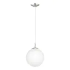 Eglo Lampa Wisząca Rondo Stal Satynowy Nikiel | Nadaje Się Do E27