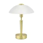Eglo Lampa Stołowa Solo 1 Stal Złoty Valkoinen | IP20 - Nadaje Się Do 1x E14 
