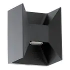 Eglo Światło Ścienne Morino Zewnętrzna Aluminium Antracyt/Grafit Up & Down  5W 460lm - 830 Ciepła Biel