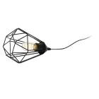 Eglo Lampa Stołowa Tarbes Stal Czarny | Nadaje Się Do 1x E27