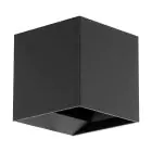 Eglo Światło Ścienne Calpi Aluminium Antracyt Up & Down 3.3W 340lm - 830 Ciepła Biel | IP44 