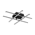 Eglo Ściana i Lampa sufitowa Lasana 3 Stal Aluminium Czarny 5.3W 700lm - 830 Ciepła Biel | IP20 