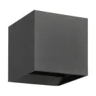 Eglo Światło Ścienne Calpi 3 Aluminium Antracyt Up & Down 2.8W 420lm - 830 Ciepła Biel | IP54