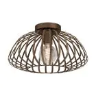 Eglo Lampa sufitowa Espinal Stal Brąz | IP20 - Nadaje Się Do 1x E27 