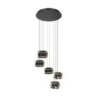 Eglo Lampa Wisząca Hortunas Stal Czarny 5.8W 690lm - 830 Ciepła Biel | IP20 - Ściemnianie 
