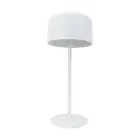 Eglo Lampa Stołowa Roccanova Solar Stal Valkoinen 2W 270lm - 830 Ciepła Biel | IP44 - Ściemnianie dotykowe - USB-C