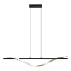 Eglo Lampa Wisząca Conaprato Stal Brushed Mosiądz, Czarny 20W 2500lm - 827-840-865 CCT | Ściemnianie