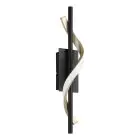 Eglo Światło Ścienne Conaprato Stal Brushed Mosiądz, Czarny 8.8W 1050lm - 827-840-865 CCT | Ściemnianie
