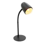 Eglo Lampa Stołowa Carlo Stal Czarny | Nadaje Się Do 1x E14