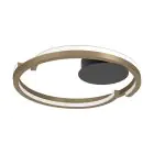 Eglo Lampa sufitowa Mezzomonte Aluminium Stal Brąz Czarny 20W 1600lm - 827-865 Przestrajalny Valkoinen | IP20 - Ściemnianie 