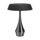 Eglo Lampa Stołowa Turcio Stal Czarny 5W 310lm - 825-830-840 CCT | IP44 - Touch Ściemnianie - USB-C