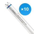 Opakowanie 10x Philips Rura LED T8 MASTER (EM/Mains) Ultra Output 14.7W 2500lm - 840 Zimna Biel | 120cm - Zamienne 36W